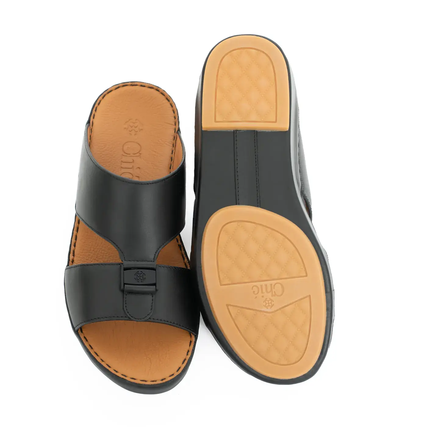 Chic Genuine Leather Arabic Sandals